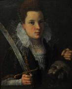 Judith with the head of Holofernes.